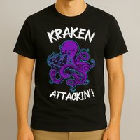 Kraken Attacking Release The Kraken Gifts For T-Shirt