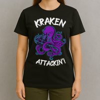Kraken Attacking Release The Kraken Gifts For T-Shirt