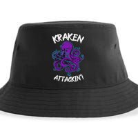 Kraken Attacking Release The Kraken Gifts For Sustainable Bucket Hat