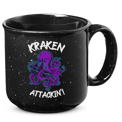 Kraken Attacking Release The Kraken Gifts For 15oz Campfire Ceramic Mug