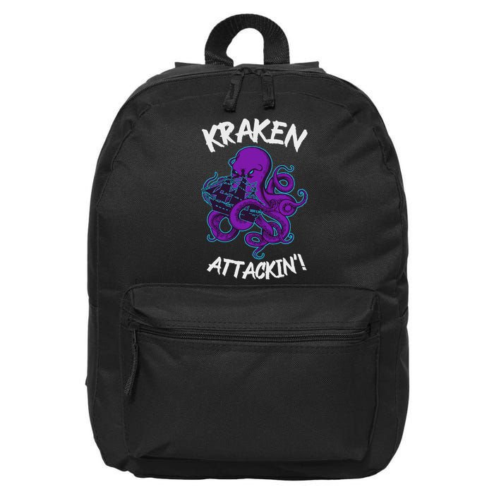 Kraken Attacking Release The Kraken Gifts For 16 in Basic Backpack