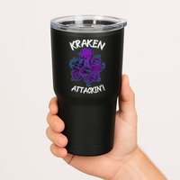Kraken Attacking Release The Kraken Gifts For Tumbler
