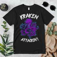 Kraken Attacking Release The Kraken Gifts For Premium T-Shirt