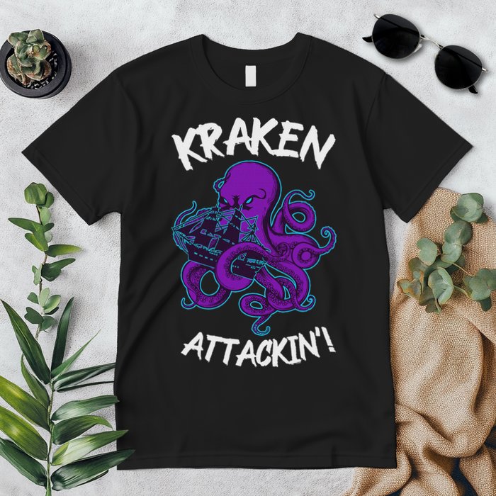 Kraken Attacking Release The Kraken Gifts For Premium T-Shirt