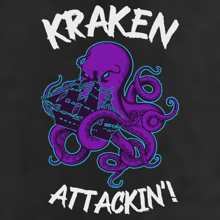 Kraken Attacking Release The Kraken Gifts For 25L Jumbo Tote