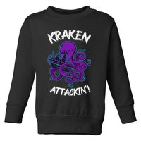 Kraken Attacking Release The Kraken Gifts For Toddler Sweatshirt