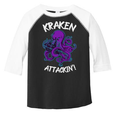 Kraken Attacking Release The Kraken Gifts For Toddler Fine Jersey T-Shirt