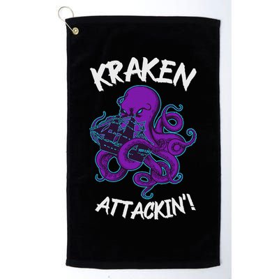 Kraken Attacking Release The Kraken Gifts For Golf Towel