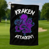Kraken Attacking Release The Kraken Gifts For Golf Towel