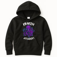 Kraken Attacking Release The Kraken Gifts For Kids Hoodie