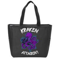 Kraken Attacking Release The Kraken Gifts For Zip Tote Bag