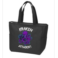 Kraken Attacking Release The Kraken Gifts For Zip Tote Bag
