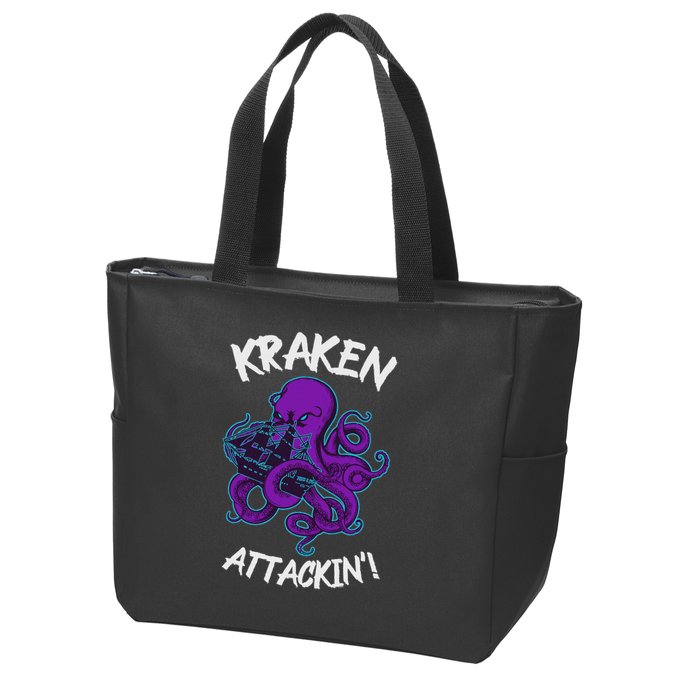 Kraken Attacking Release The Kraken Gifts For Zip Tote Bag