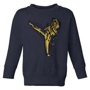 Karate Lion Kick Toddler Sweatshirt