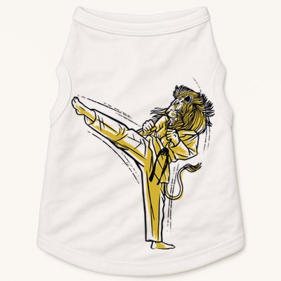 Karate Lion Kick Doggie Tank