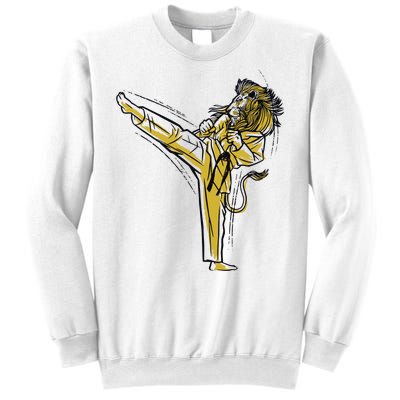 Karate Lion Kick Sweatshirt