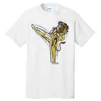 Karate Lion Kick Tall T-Shirt