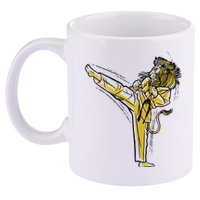 Karate Lion Kick 11oz C Handle Ceramic Mug