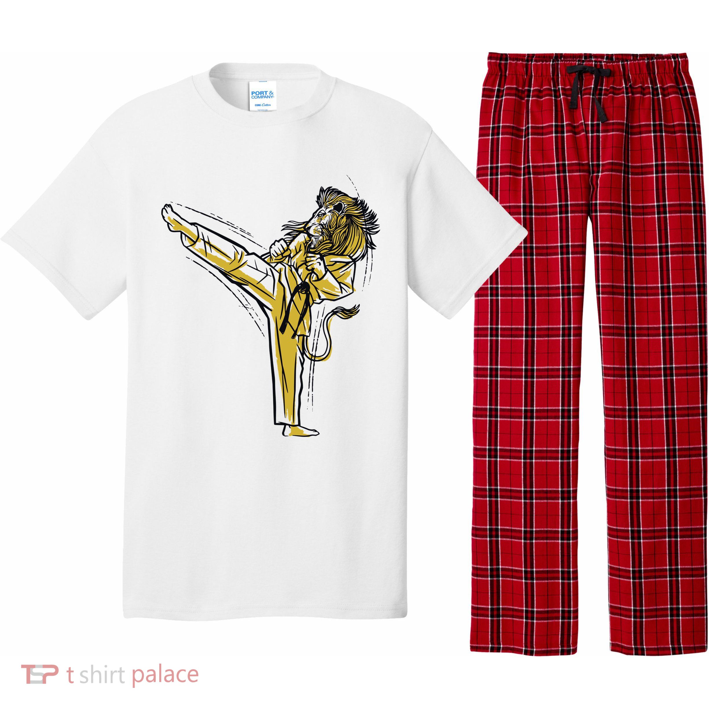 Karate Lion Kick Pajama Set