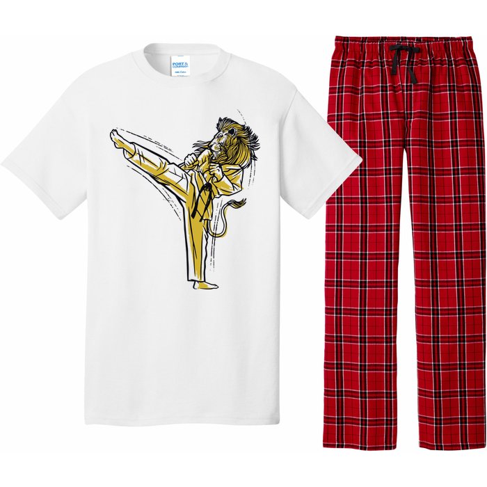 Karate Lion Kick Pajama Set