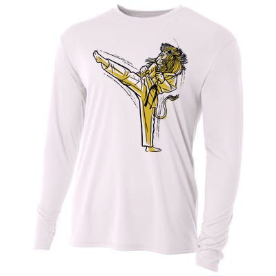 Karate Lion Kick Cooling Performance Long Sleeve Crew