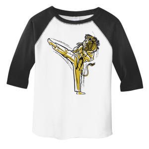 Karate Lion Kick Toddler Fine Jersey T-Shirt