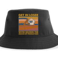 Karl Marx Get In Loser We're Seizing The Means Of Production  Sustainable Bucket Hat