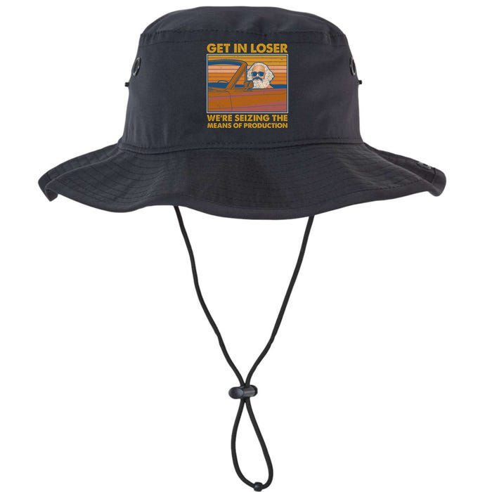 Karl Marx Get In Loser We're Seizing The Means Of Production  Legacy Cool Fit Booney Bucket Hat