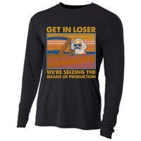Karl Marx Get In Loser We're Seizing The Means Of Production  Cooling Performance Long Sleeve Crew