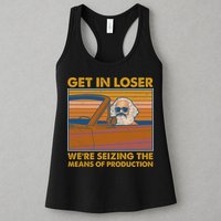 Karl Marx Get In Loser We're Seizing The Means Of Production  Womens Tank Top