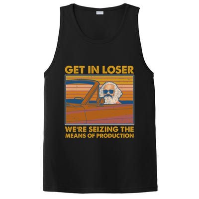 Karl Marx Get In Loser We're Seizing The Means Of Production  PosiCharge Competitor Tank