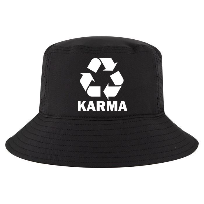 Karma Recycling Logo Cool Comfort Performance Bucket Hat