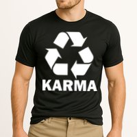Karma Recycling Logo Cooling Performance Crew T-Shirt