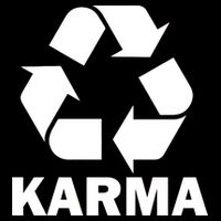 Karma Recycling Logo Cooling Performance Crew T-Shirt
