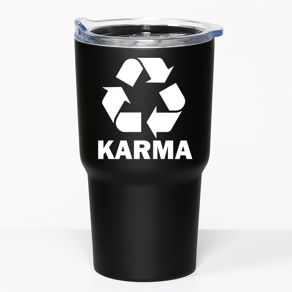 Karma Recycling Logo Tumbler