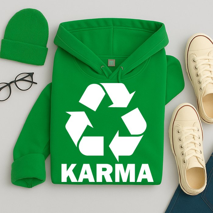 Karma Recycling Logo Hoodie