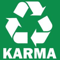Karma Recycling Logo Hoodie