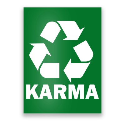 Karma Recycling Logo Poster