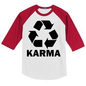 Karma Recycling Logo Kids Colorblock Raglan Jersey