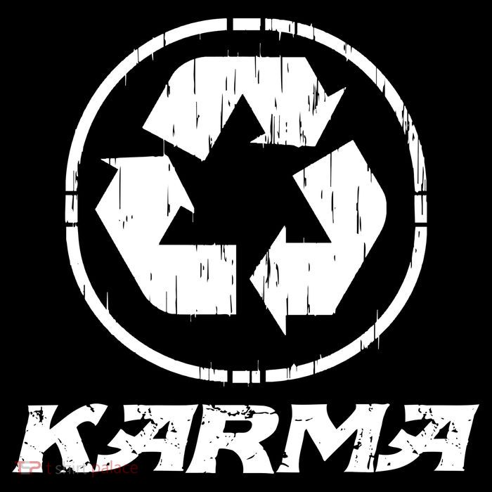 KARMA Yoga Meditation Peace Aum Recycle Performance Shirt