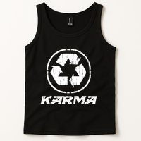 KARMA Yoga Meditation Peace Aum Recycle Tank Top