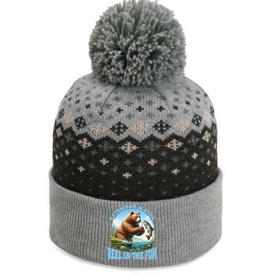 Ketchikan Alaska Salmon Fishing Bear Gift The Baniff Cuffed Pom Beanie