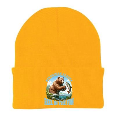 Ketchikan Alaska Salmon Fishing Bear Gift Knit Cap Winter Beanie