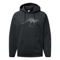 Kangaroo Australian Slang S For Aussies Australia Performance Fleece Hoodie