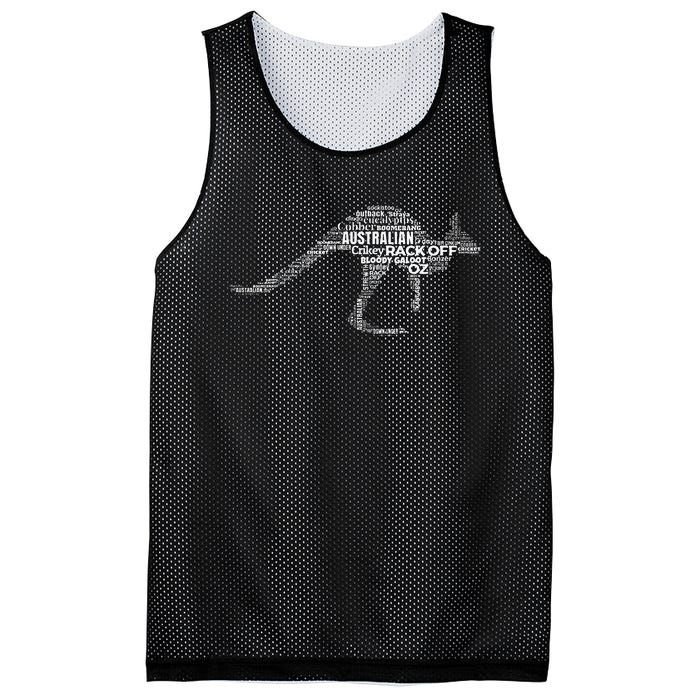 Kangaroo Australian Slang S For Aussies Australia Mesh Reversible Basketball Jersey Tank