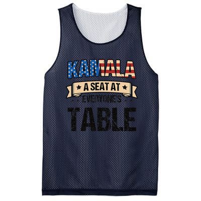 Kamala A Seat At EveryoneS Table Kamala Harris Mesh Reversible Basketball Jersey Tank