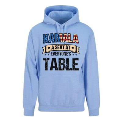 Kamala A Seat At EveryoneS Table Kamala Harris Unisex Surf Hoodie