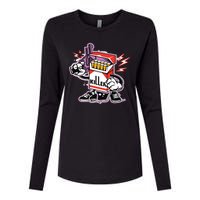 Killer Anti Smoking Cigarettes Funny Graffiti Cartoon Womens Cotton Relaxed Long Sleeve T-Shirt