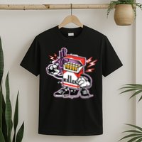 Killer Anti Smoking Cigarettes Funny Graffiti Cartoon T-Shirt