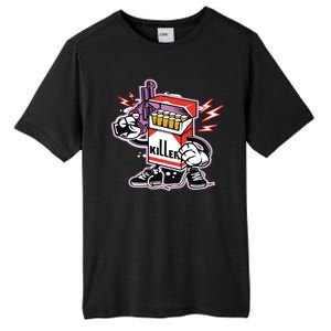 Killer Anti Smoking Cigarettes Funny Graffiti Cartoon Tall Fusion ChromaSoft Performance T-Shirt